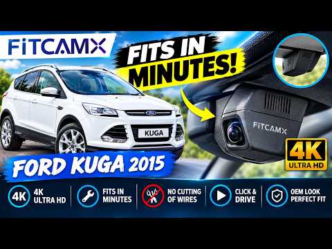 FitcamX 4K Dash Cam – The BEST Integrated Dash Cam for Ford Kuga?