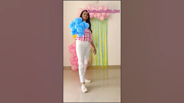 Babyshower decoration,Balloon backdrop decoration,#shortvideo,#balloon,#birthday,#viral,#babyshower