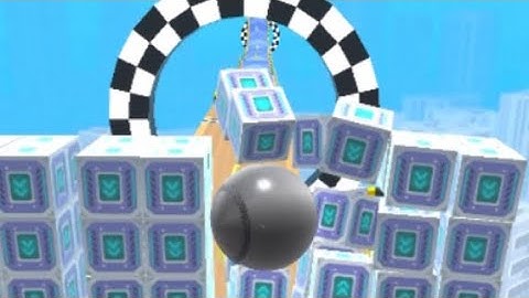SKY ROLLING BALL 3D -All Levels (Levels 93 -94)/Gameplay IOS  .