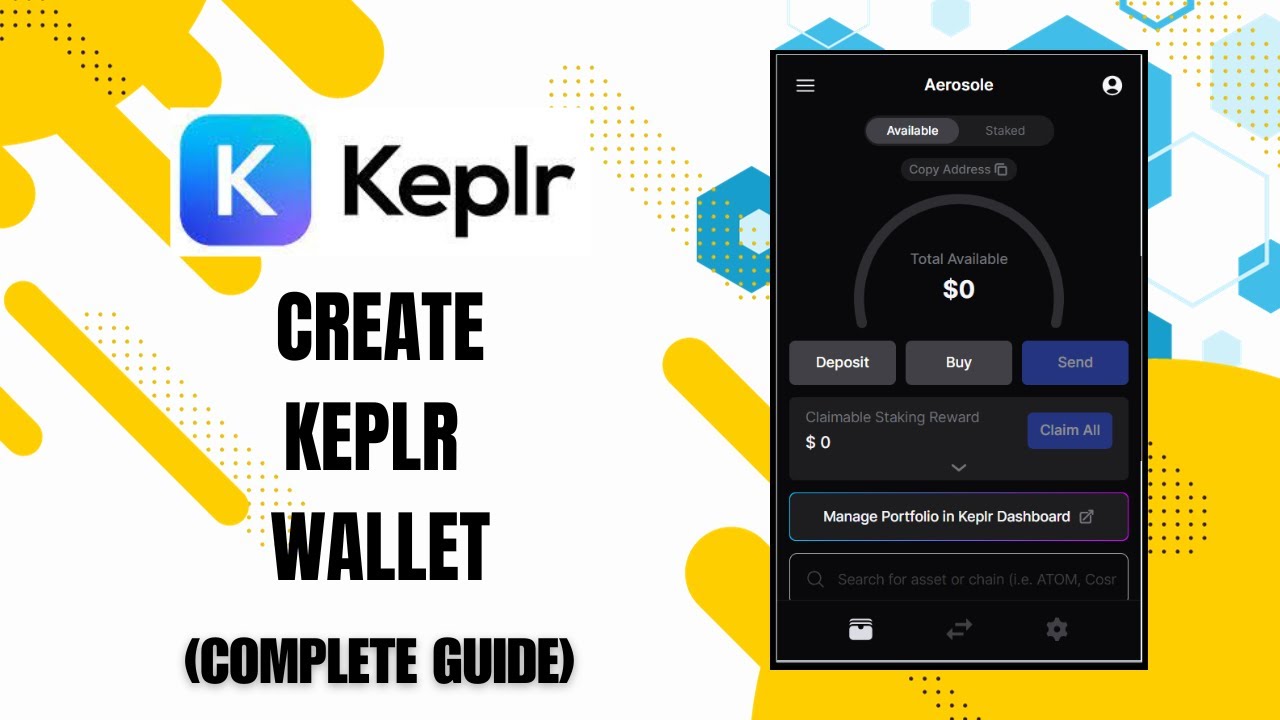 Kepl How to create Keplr wallet | Step-by-step Guide 2024 - YouTube