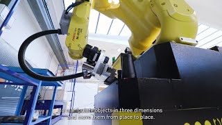 FANUC autonomous mobile robot for tool change