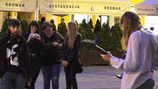 Amazing street guitarist from Wroclaw, Poland -Iron Maiden "fear of the dark" 4K, ultra HD