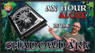 An Hour Alone in the Shadowdark (A One Page Mythic Solo Session of the Shadowdark RPG)