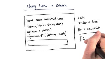 Lasso Prediction with sklearn Quiz - Intro to Machine Learning