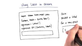 Lasso Prediction with sklearn Quiz - Intro to Machine Learning
