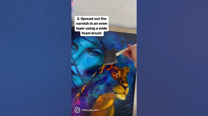 How to varnish your painting in 3 EASY steps!