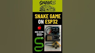 Snake Game(ESP32)#FYP#DIY#Tech#Arduino#ESP32#Microcontroller#Electronics#RetroGaming#Trending#ForYou