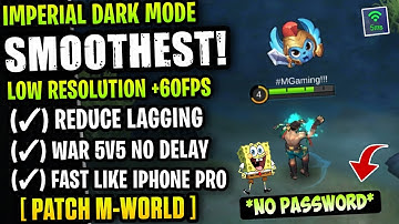 Latest! Imperial Sanctuary Dark Mode Smooth - Fix Lag & Fps Drop Stable 60FPS [ Patch M-World ]