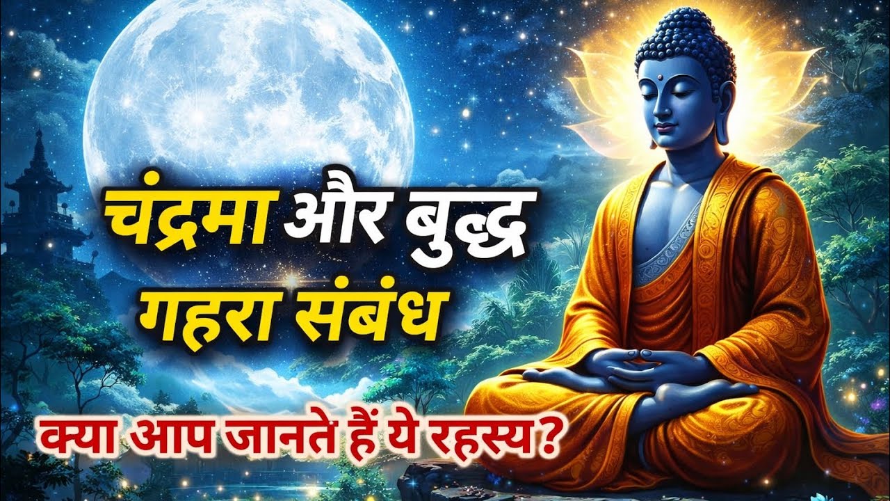 🌕 चंद्रमा का रहस्य 🛕 | Buddha Moon Connection ✨ जो बदल दे आपकी Life 🌙🙏