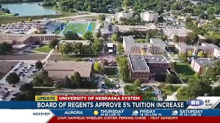 Nebraska Board of Regents approve 5% tuition increase for students