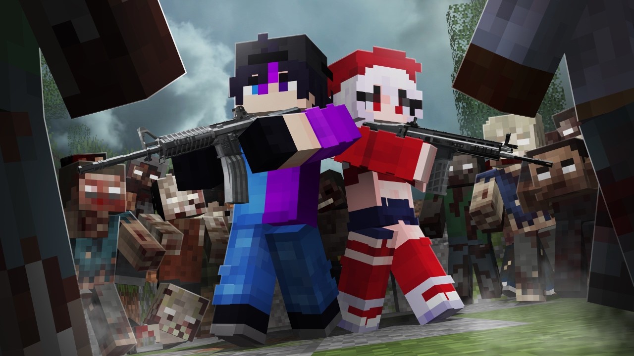 ESCAPAMOS DE UN APOCALIPSIS ZOMBI EN MINECRAFT | Zombie Apocalypse Mod Minecraft