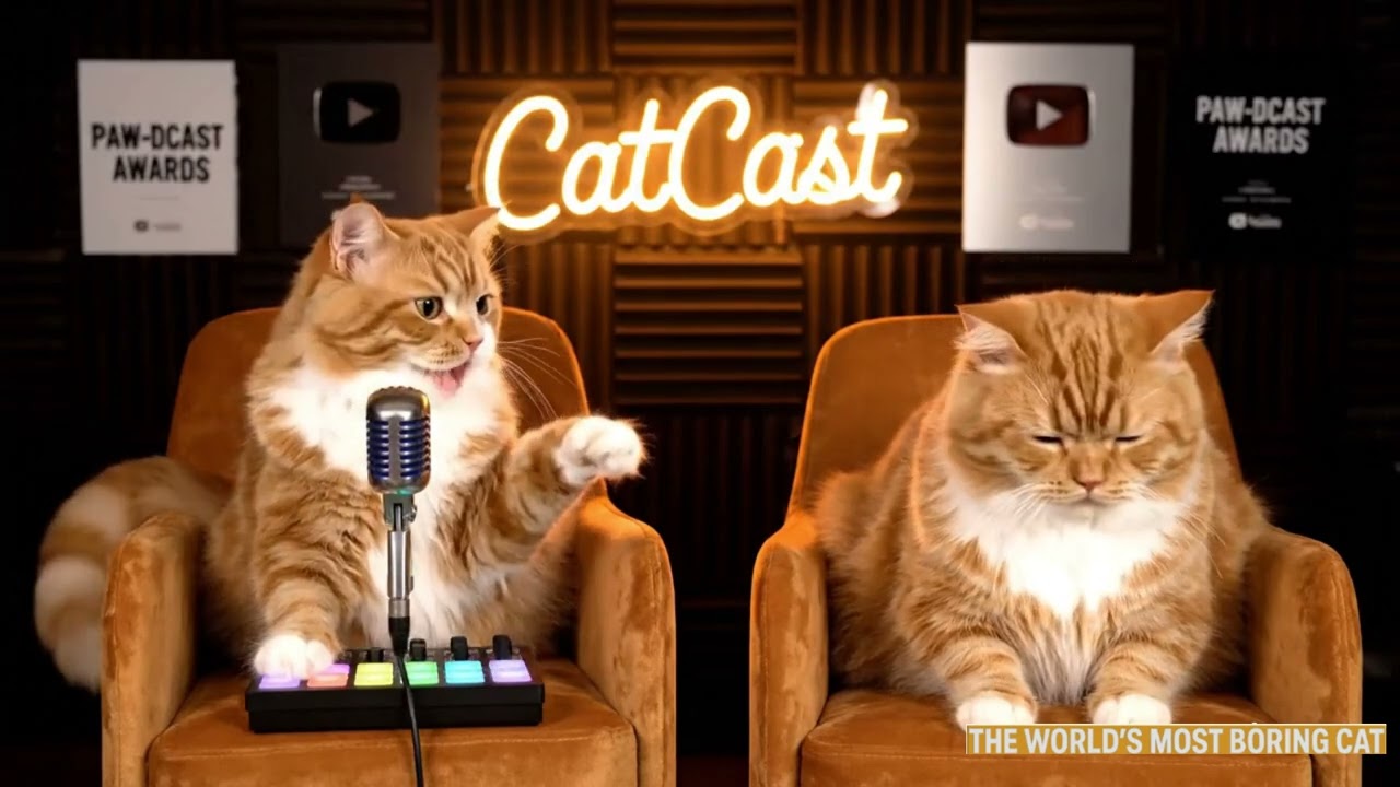 Funny Cat Podcast 😂 Meet Roxy, the Silent Co-Host