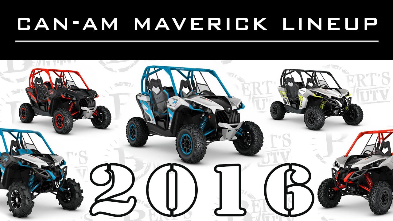 2016 Can-Am Maverick Lineup | Maverick XRS 1000R TRBO!