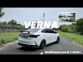 Tastefully modified Verna😱|Hyundai Verna S+ Petrol⛽️ Ownership Review👌🏻
