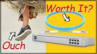 I FELL THROUGH My Ceiling Trying To Run Fiber! - Was It Even Worth It?