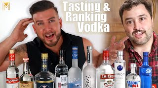 Blind Vodka Taste Test Challenge | Ranking 10 Brands vs. Greg from How To Drink