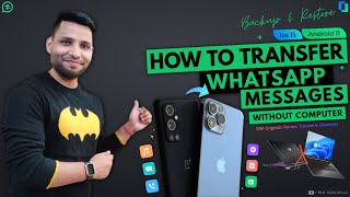 Transfer Whatsapp Data from Android to iPhone Without PC | Wondershare Wutsapper Tutorial & Review screenshot 5