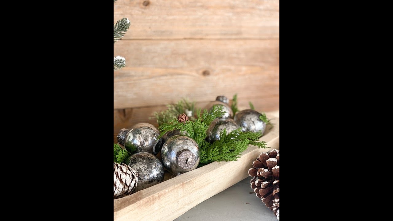 How To Make Easy Faux DIY Mercury Glass Christmas Ornaments - Making  Manzanita