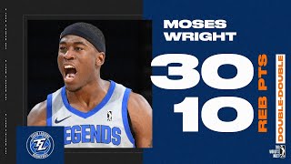 Moses Wright Posts 30 points & 10 rebounds vs. South Bay Lakers