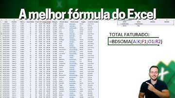 Adeus SOMASE 😢 | A melhor Fórmula do Excel é Função BDSOMA? Exemplo Prático!