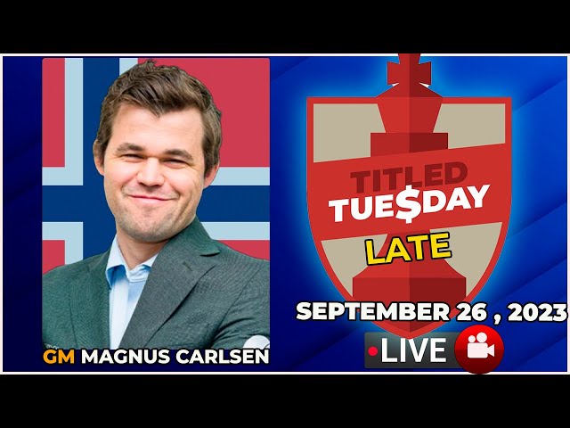 Magnus Carlsen wins today's Late Titled Tuesday with 10.5/11 and reaches a  personal best rating of 3326 : r/chess