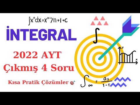 2022 AYT Çıkmış İNTEGRAL Kısa Pratik Çözümleri (4 Soru) 👌🏻|| 10Dk. +4Net |🎯👌🏻🤔💯