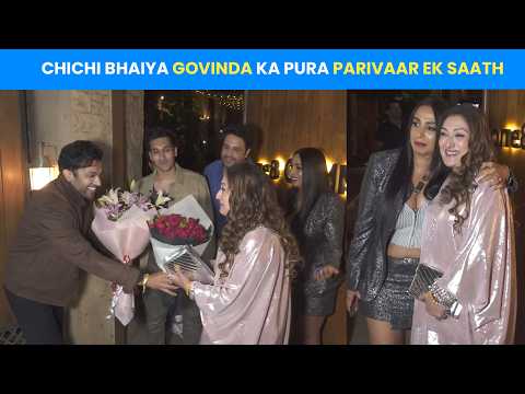 Sunita Ahuja, Yashvardan, Krushna Abhishek, Kashmera aka Govinda's Parivaar - Rishabh Chauhan B'day