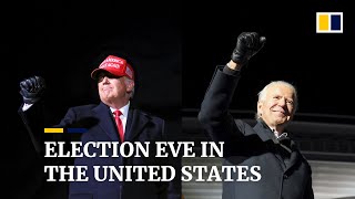 Us Presidential Elections 2020 Trump, Biden Campaigns Make One Last Push For Votes