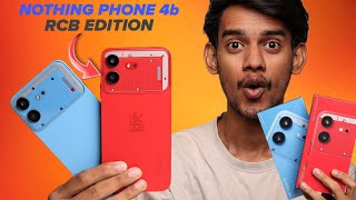 Nothing Phone 4b RCB Edition Unboxing & First Impression 🔥 6000mAh Battery, Glyph Bar Under 30K