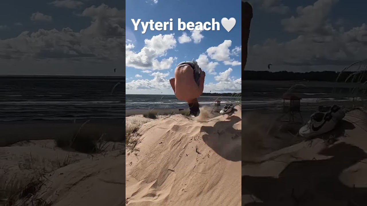 Frontflip in a beach