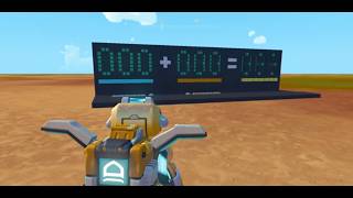 Binary two number adder | scrap mechanic creation showcase