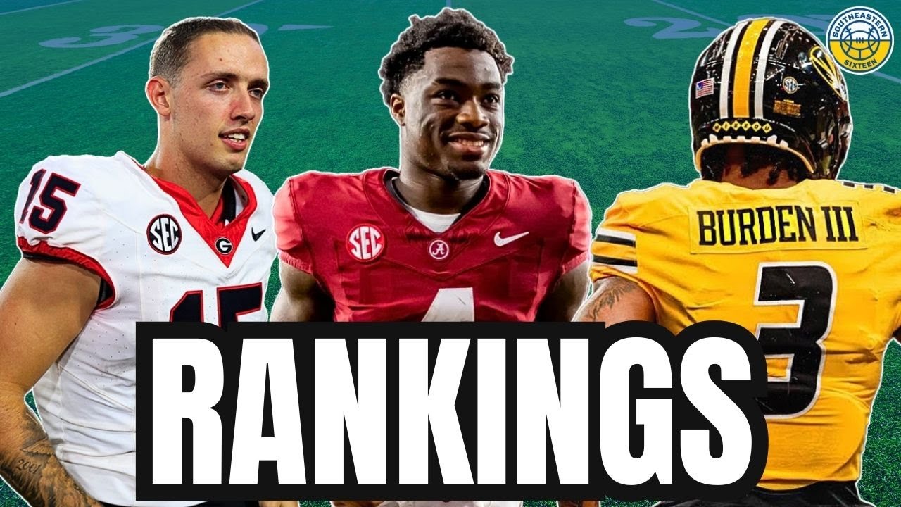 Red Sec Ranks SEC Football Power Rankings 2024: Week 0 Edition - YouTube