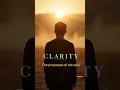 Clarity    #consciousliving #mindfulpresence #innerpeace #mindfullnesspractice #findyourpeace #love