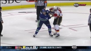 Tim Jackman vs Zack Kassian Apr 6, 2013