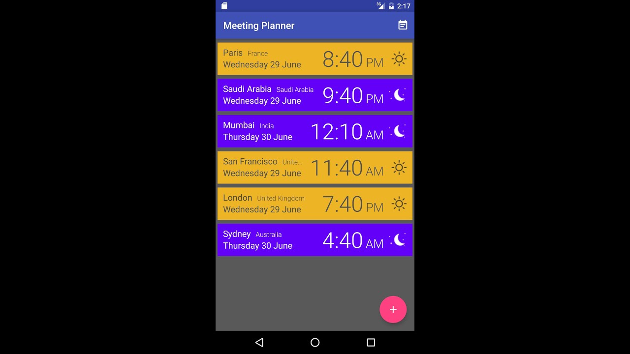 World Meeting Planner