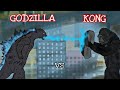 GODZILLA VS KONG | funny 2d animated fight | rebecca hall | by animated vines of mk