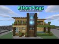 How to build a wooden mordan house in mincraft || #minecraft 