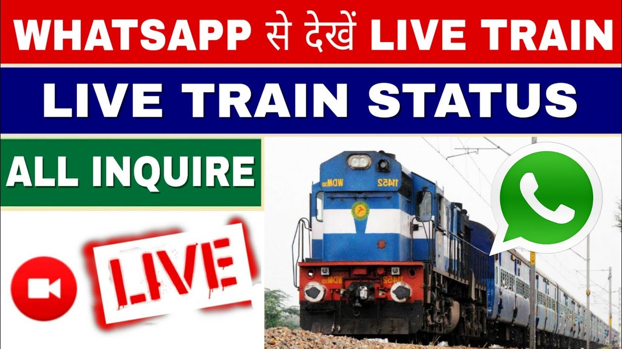 Live Train Status in WhatsApp Rail Enquiry in WhatsApp Tech Adnan