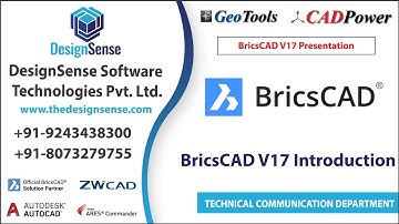 BricsCAD V17 India: Designsense PPT presentation | BricsCAD Introduction | Rakesh Rao