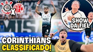 CORINTHIANS CLASSIFICADO NA COPA DO BRASIL COM PASSE VIRANDO A CARA DO BIDON!! Corinthians x America