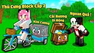 MỀU THỬ THÁCH 24 GIỜ NHẬN NUÔI BÉ BLOCK KIM CƯƠNG TRONG MINECRAFT*REDHOOD CÓ THÚ NUÔI BLOCK ĐẤT MCPE