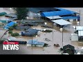 Nationwide damage brought by Typhoon Khanun in S. Korea