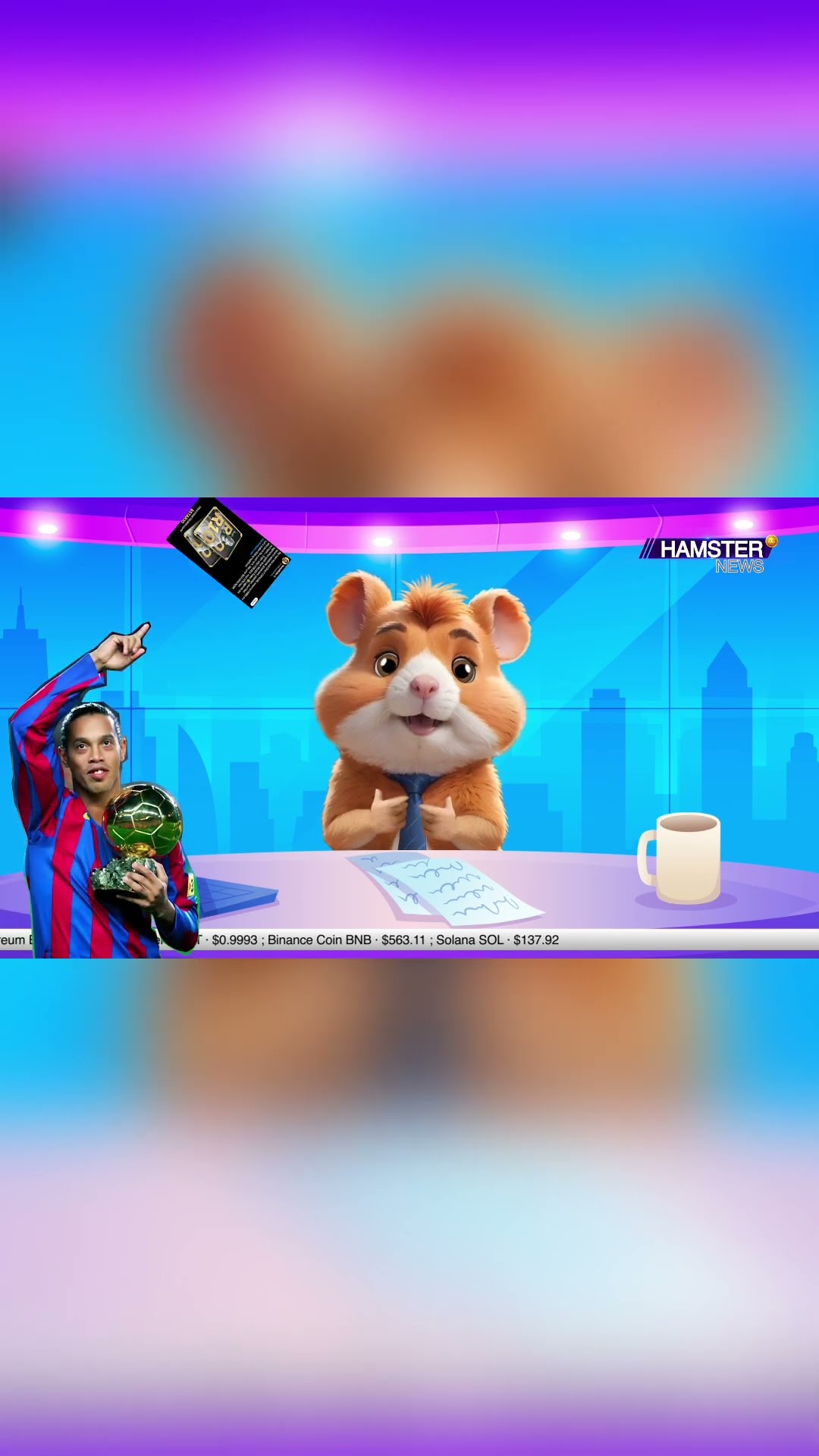 Ronaldinho's STAR10 memecoin launches with controversy ⚡️ Hamster News
