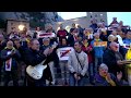 Peaceful  Manifestation at Catalonia&#39;s Moserrat Peak