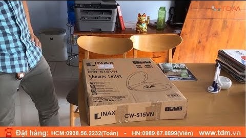 TDM.VN | Đập hộp nắp rửa cơ Inax CW-S15VN thông minh không dùng điện giá tốt