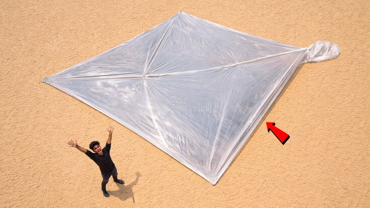 We Make World's Biggest Kite 100% Flying ? experiment video | mr indian hacker | mrbeast hindi