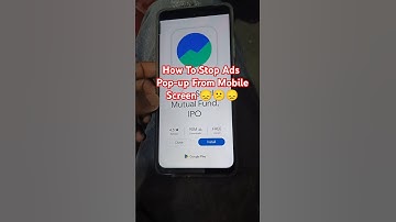 How To Stop Ads Pop-up From Mobile Screen|How To Stop ADS From Mobile Screen#displayads  #adtracking