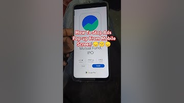How To Stop Ads Pop-up From Mobile Screen|How To Stop ADS From Mobile Screen#displayads  #adtracking