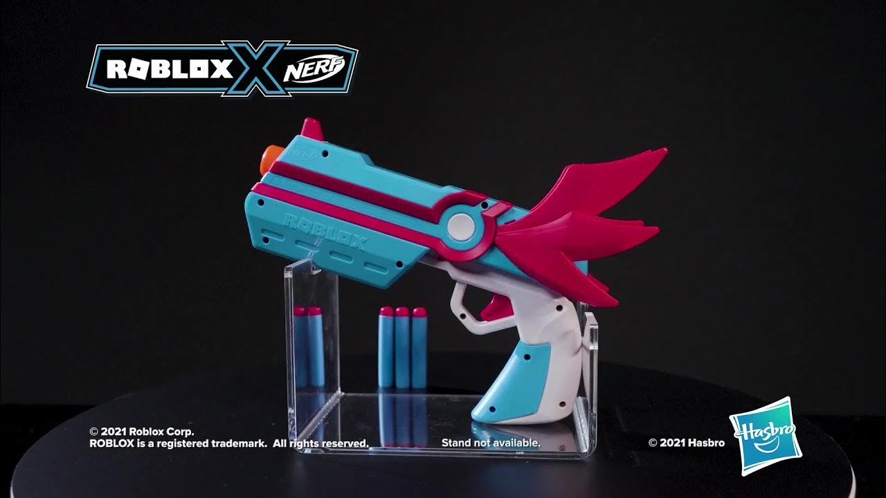 NERF Roblox Arsenal Pulse Laser Motorized Dart Blaster Gun + Virtual Item  NEW