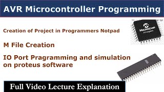 AVR Input Output Programming
